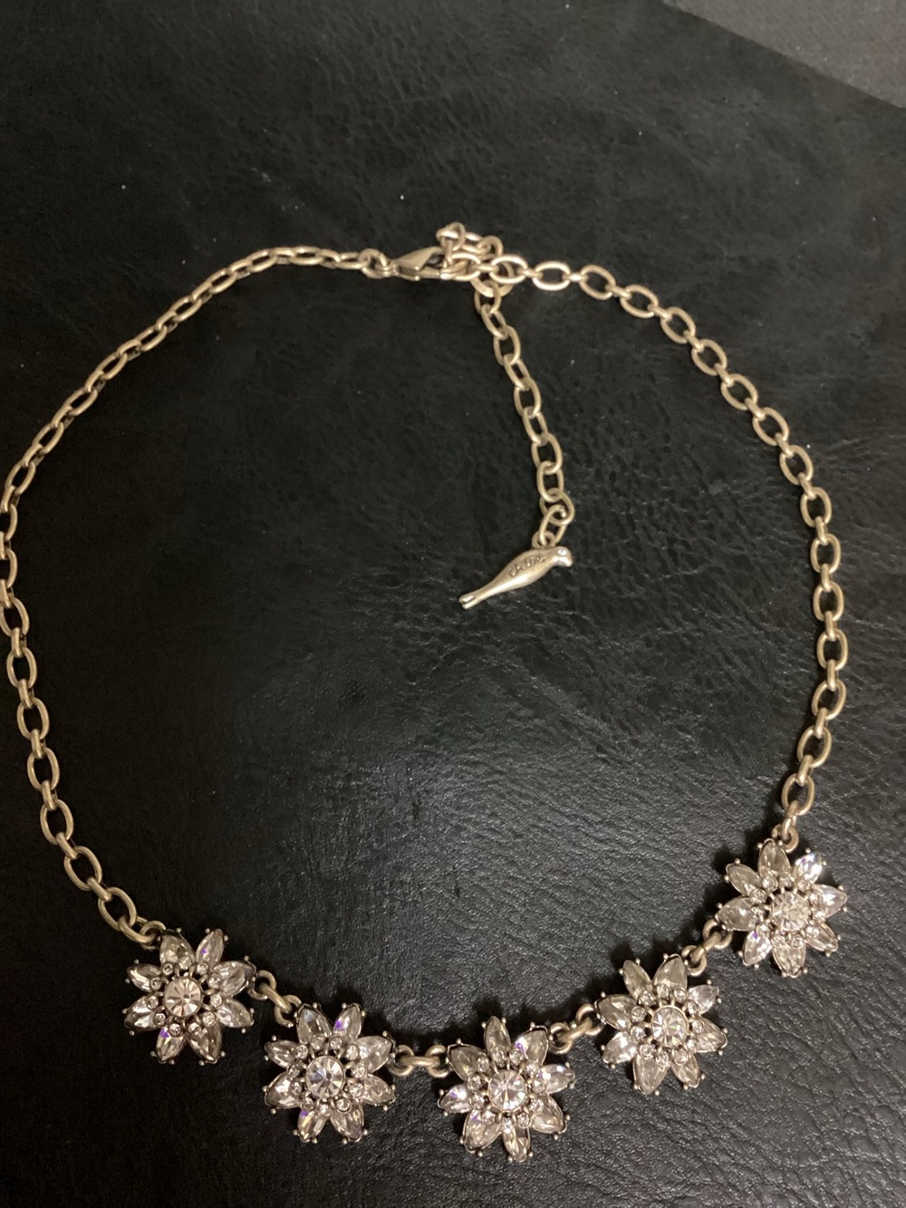 Chloe and Isabel gold tone crystal necklace